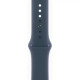 Apple Watch Series 9 GPS 41mm Silver Aluminum Case w. Storm Blue Sport Band - S/M (MR903)